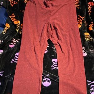 Burnt red leggings